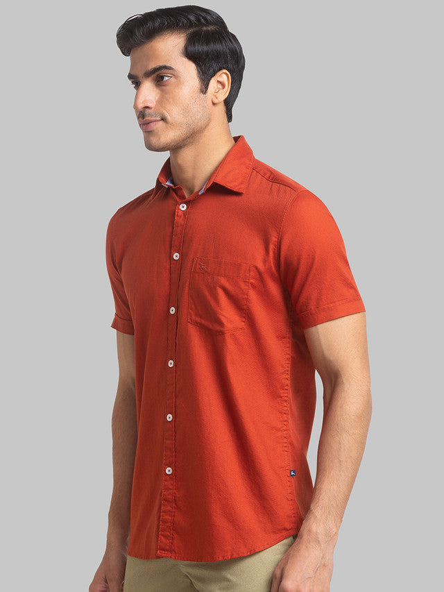 Parx Brown Casual Shirt 