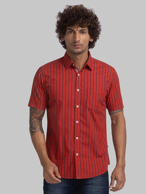 Parx Red Casual Shirt