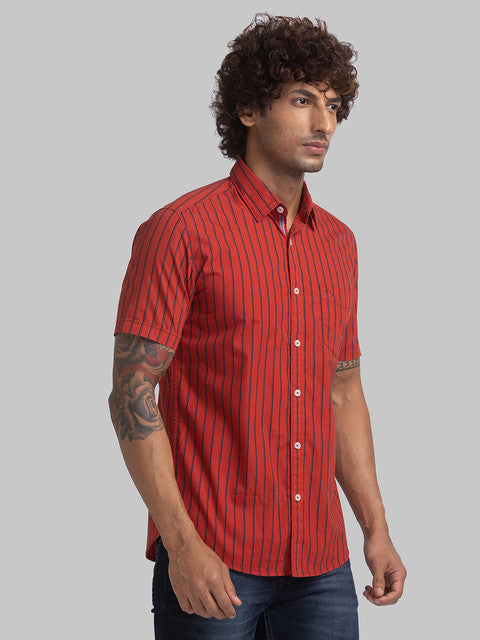 Parx Red Casual Shirt