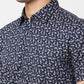 Parx Blue Casual Shirt