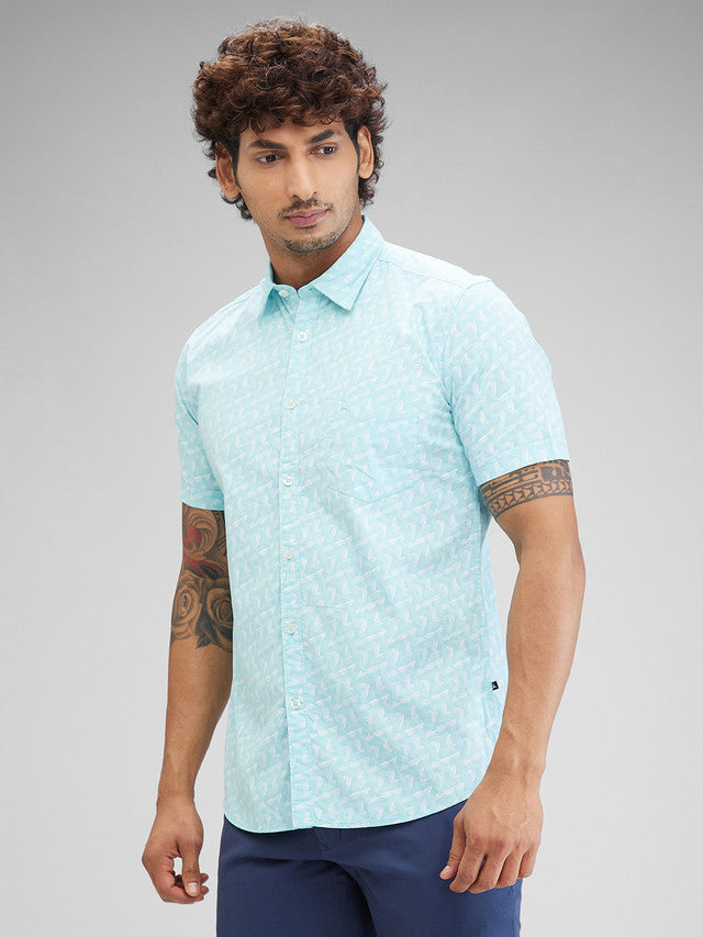 Parx Blue Casual Shirt 