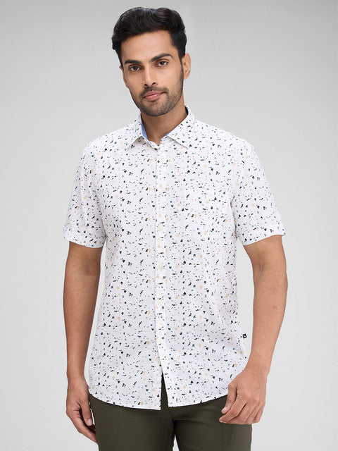 Parx White Casual Shirt