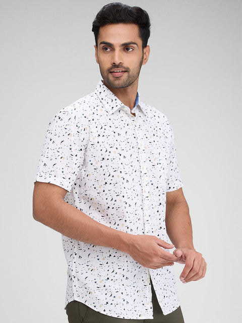 Parx White Casual Shirt