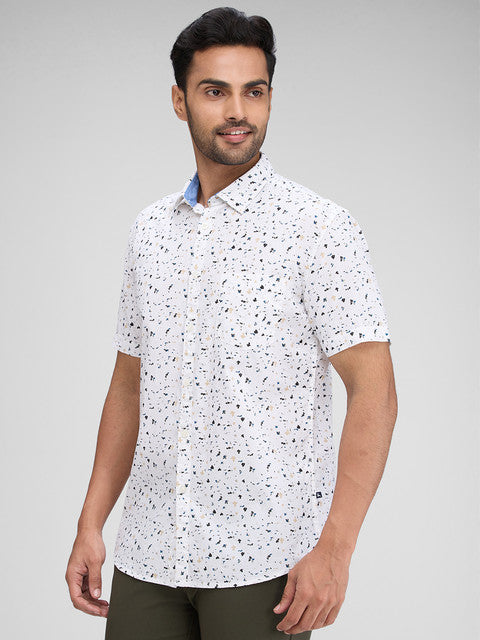 Parx White Casual Shirt