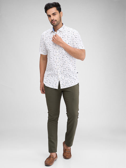 Parx White Casual Shirt