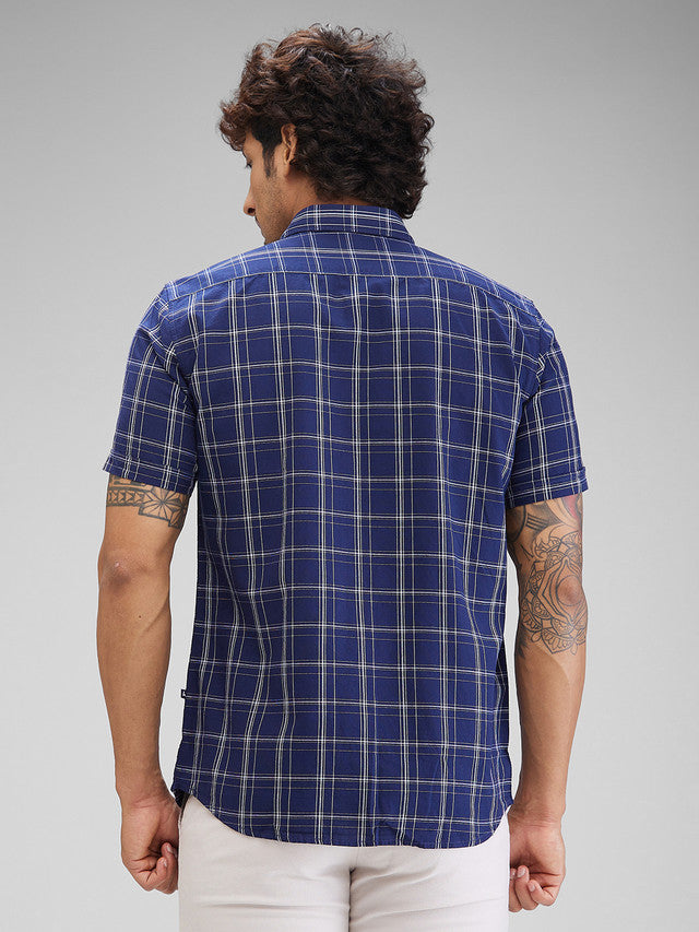 Parx Blue Casual Shirt 