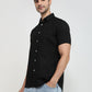 Parx Black Casual Shirt