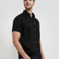 Parx Black Casual Shirt