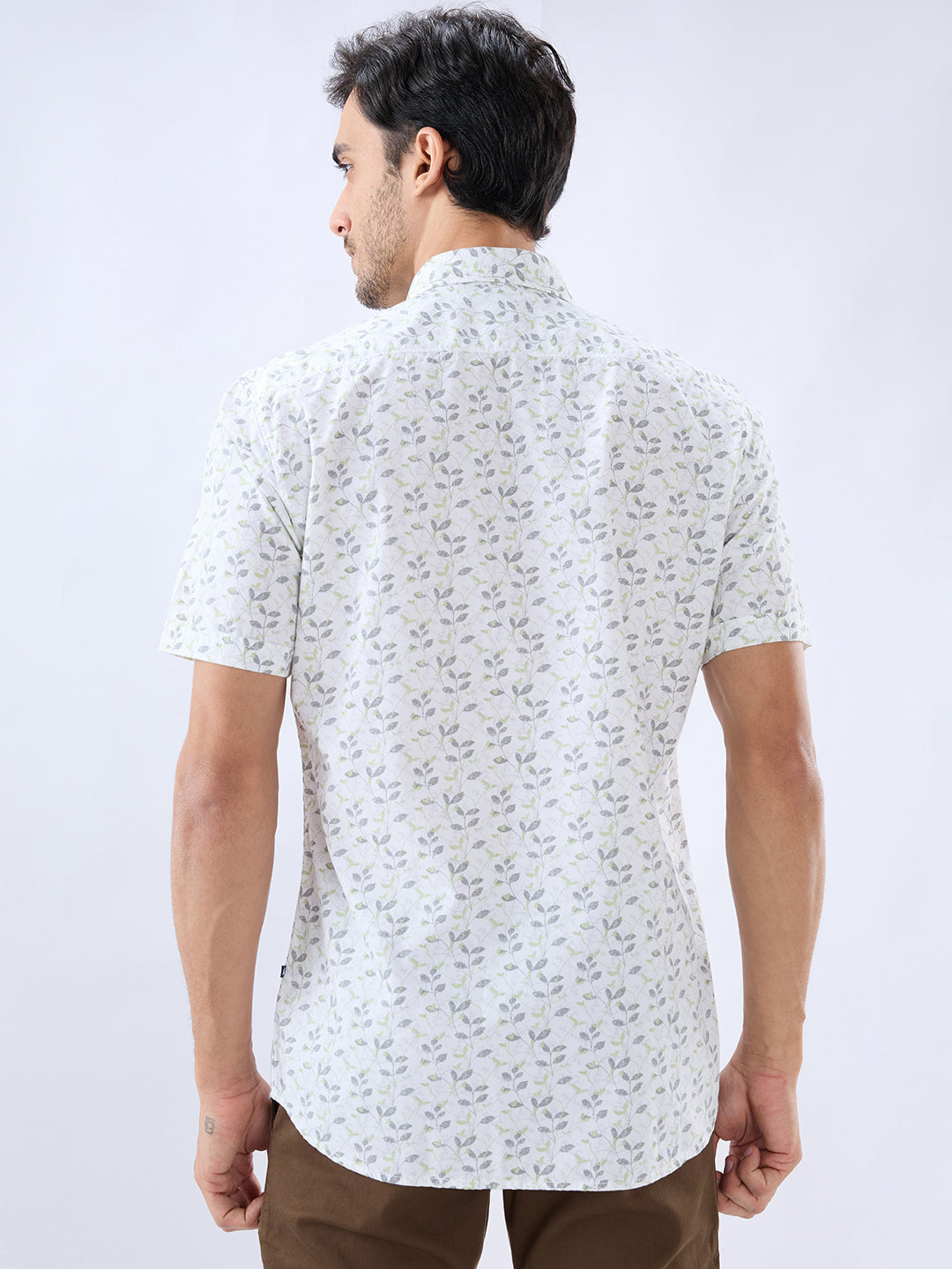 Parx Green Casual Shirt