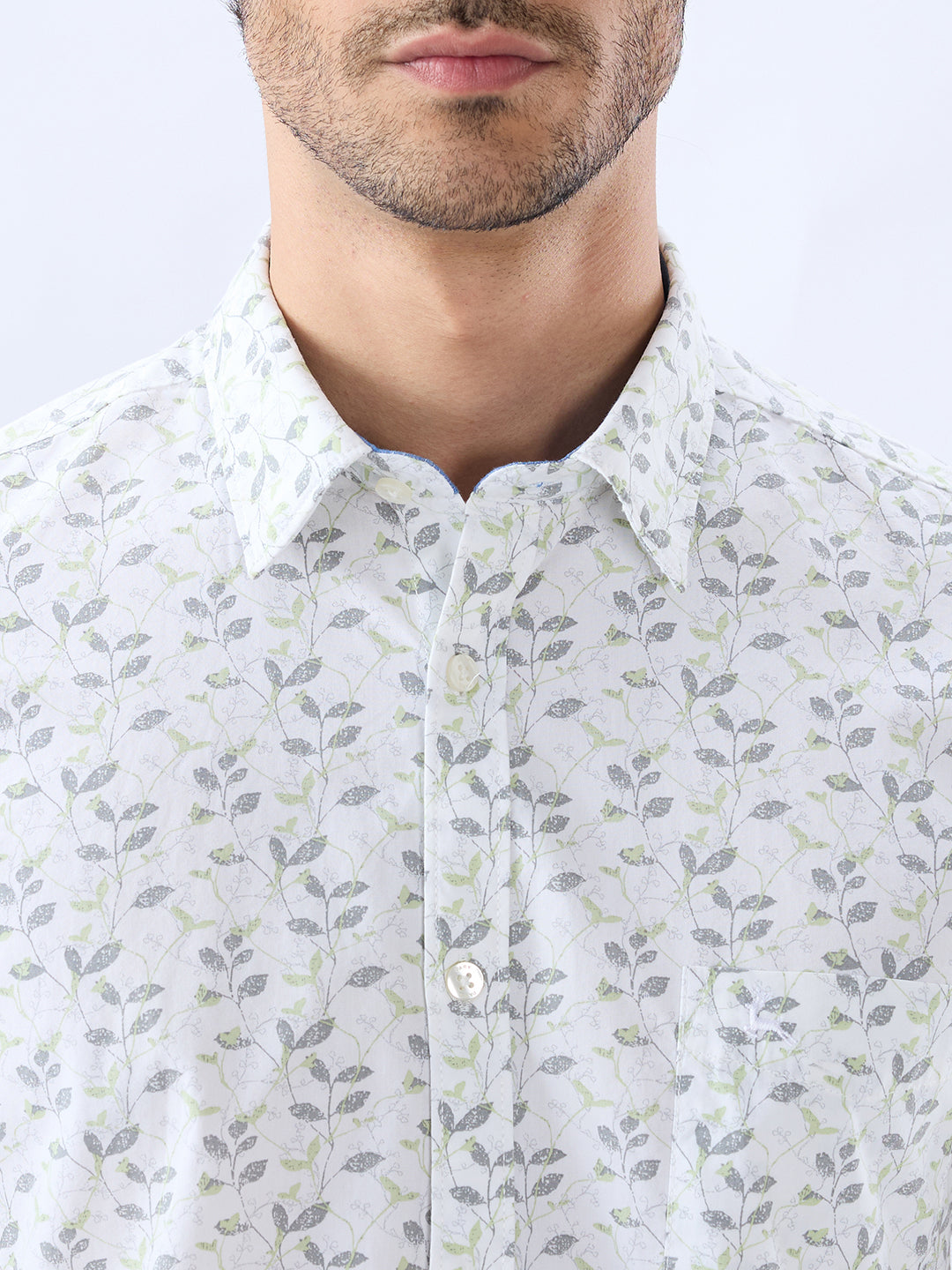 Parx Green Casual Shirt