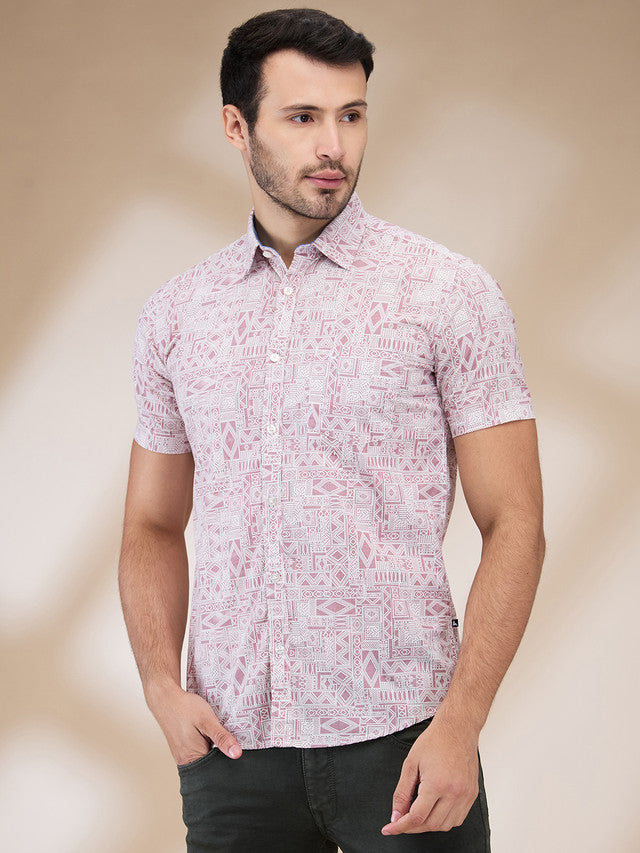 Parx Pink Casual Shirt