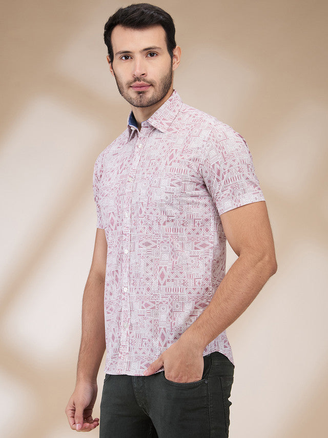 Parx Pink Casual Shirt