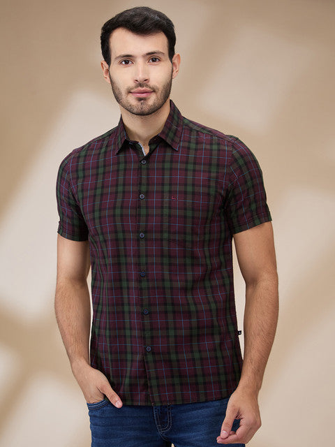 Parx Purple Casual Shirts