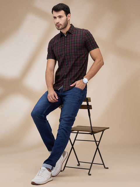 Parx Purple Casual Shirts