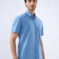 Parx Blue Casual Shirt