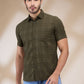 Parx Green Casual Shirt