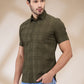 Parx Green Casual Shirt