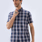 Parx Blue Casual Shirt