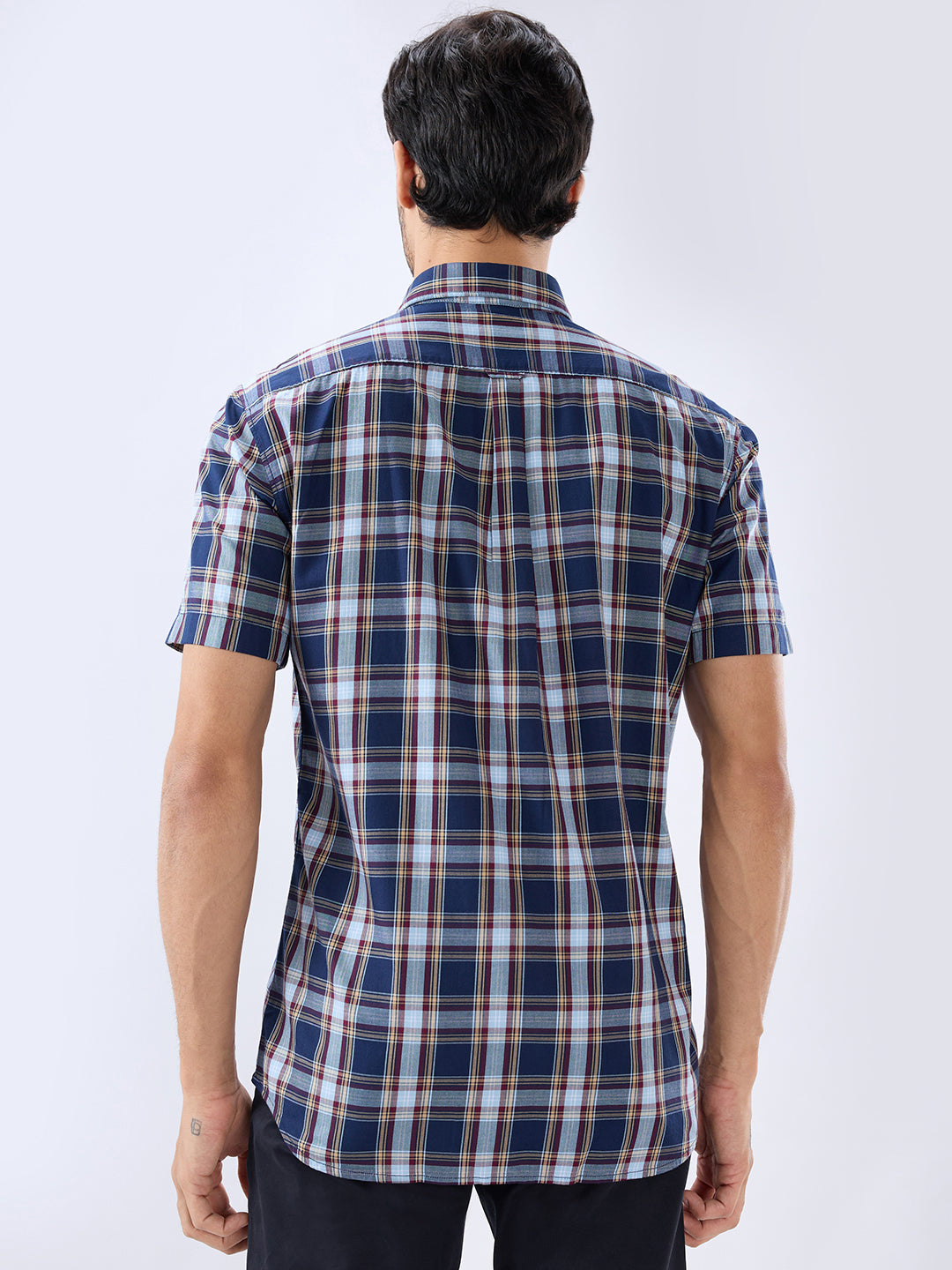 Parx Blue Casual Shirt
