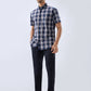 Parx Blue Casual Shirt