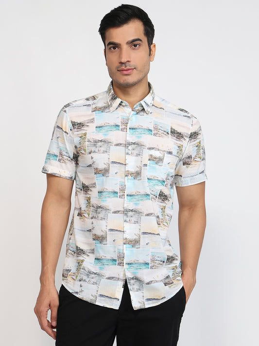 Parx Yellow Casual Shirt
