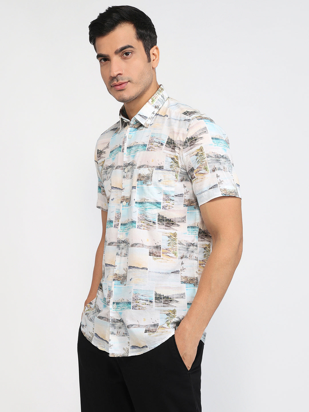 Parx Yellow Casual Shirt