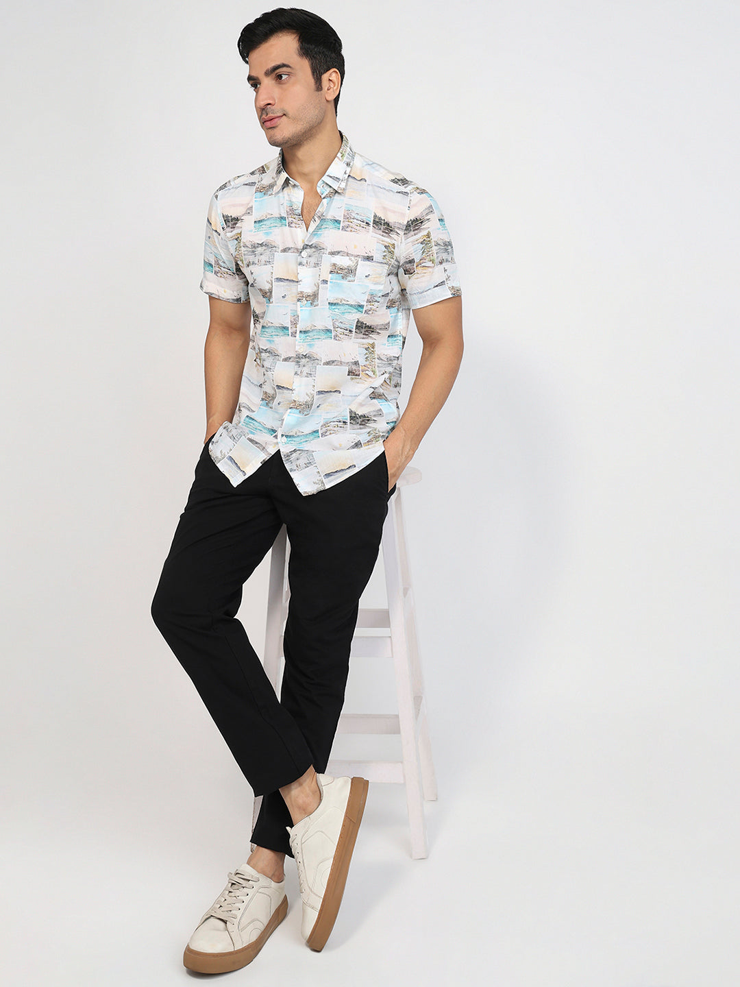 Parx Yellow Casual Shirt