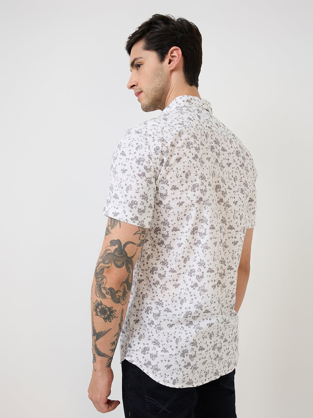 Parx Grey Casual Shirt 
