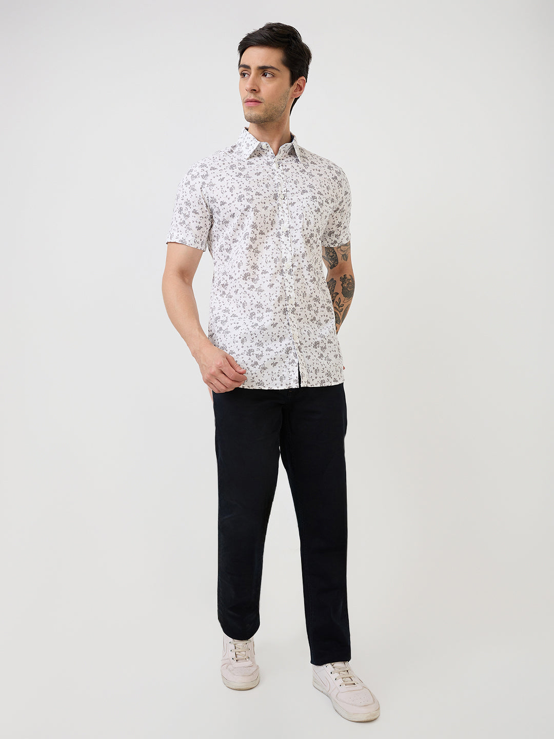 Parx Grey Casual Shirt 