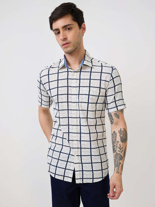 Parx Blue Casual Shirt 