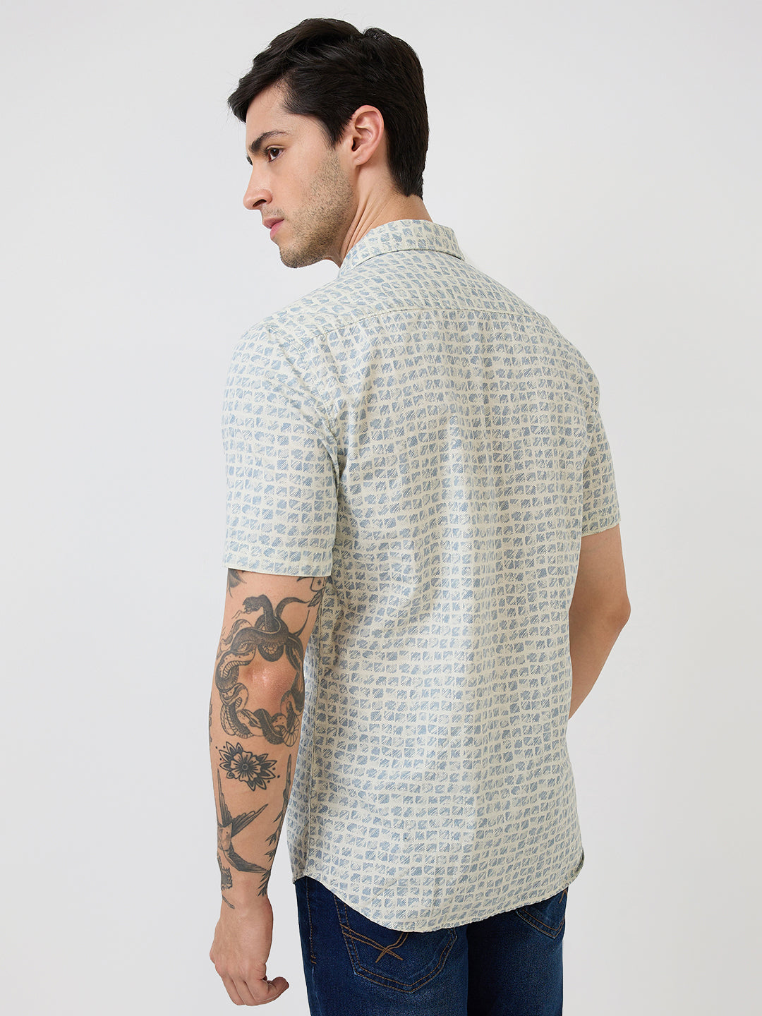 Parx Brown Casual Shirt 