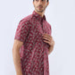 Parx Maroon Casual Shirt