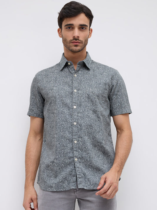 Parx Grey Casual Shirt