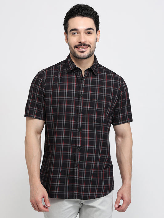 Parx Black Casual Shirt