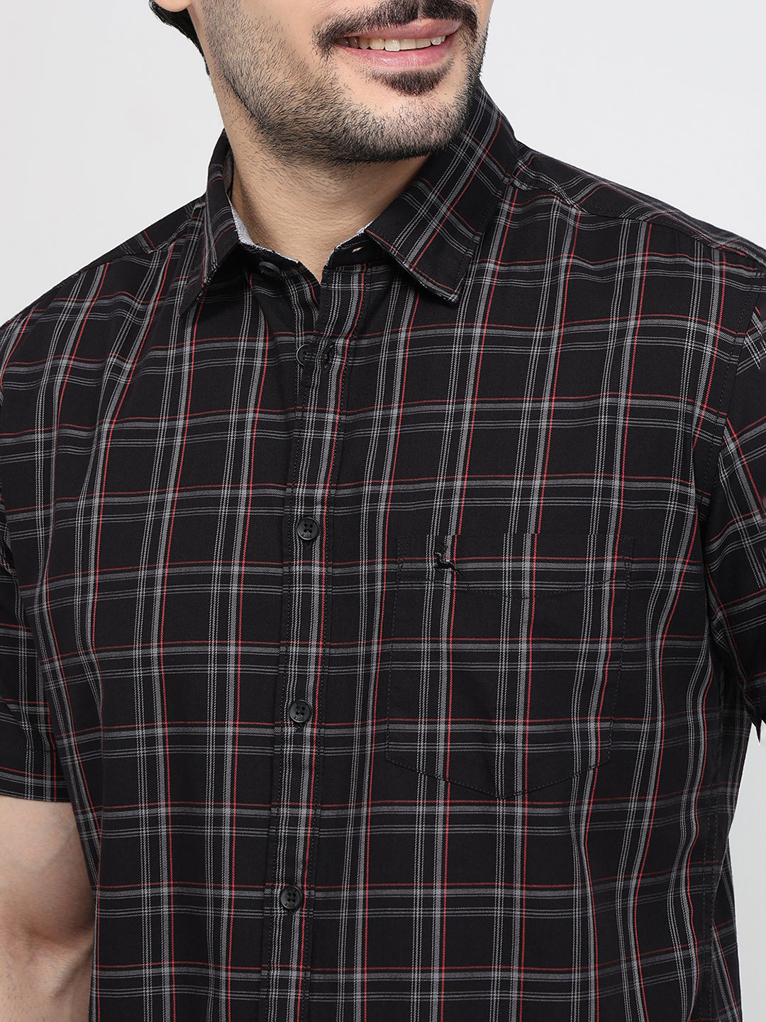 Parx Black Casual Shirt
