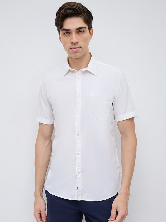 Parx White Casual Shirt