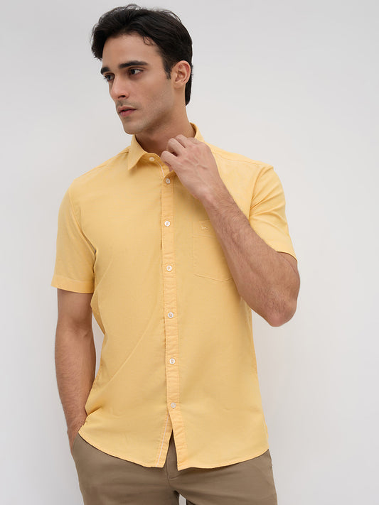 Parx Yellow Casual Shirt