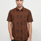 Parx Brown Casual Shirt