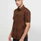Parx Brown Casual Shirt