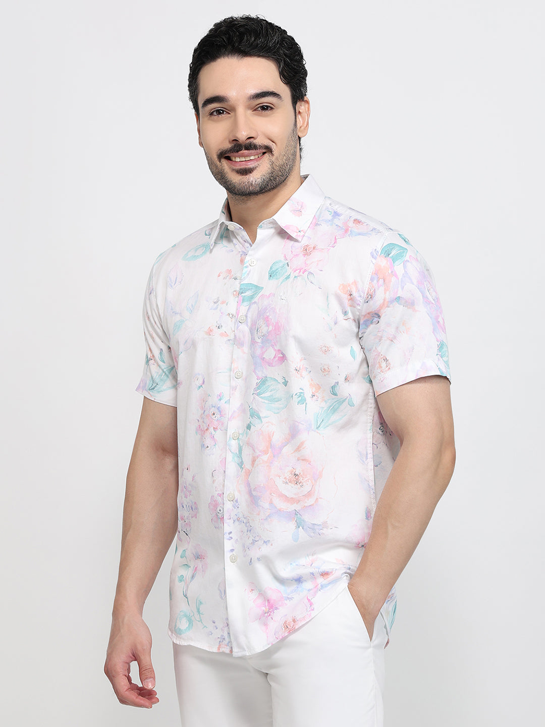 Parx White Casual Shirt