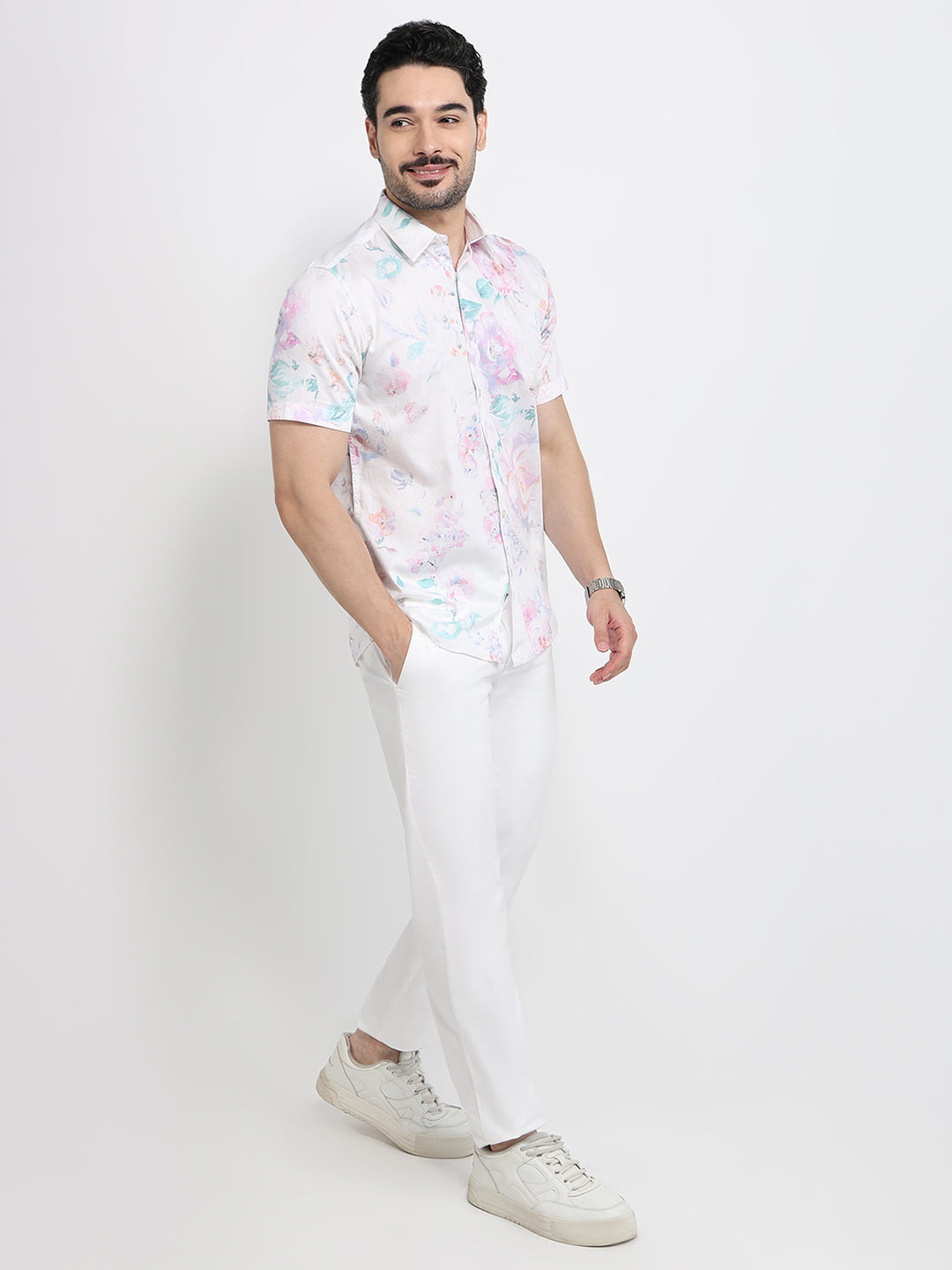 Parx White Casual Shirt