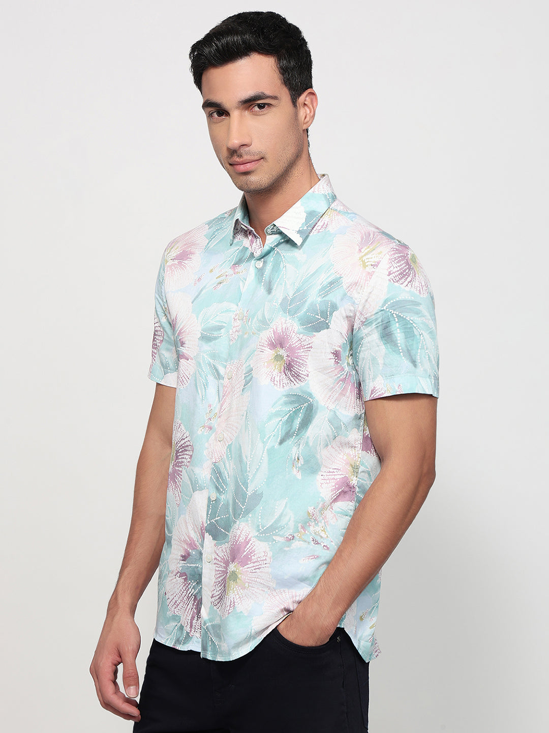 Parx Grey Casual Shirt