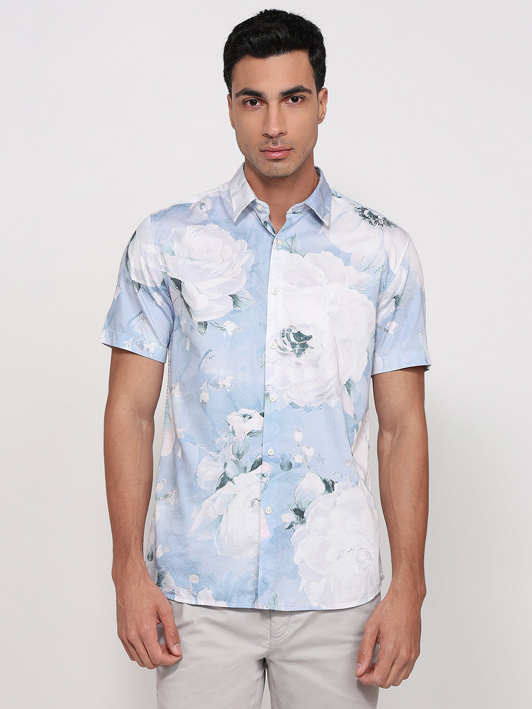 Parx Purple Casual Shirt