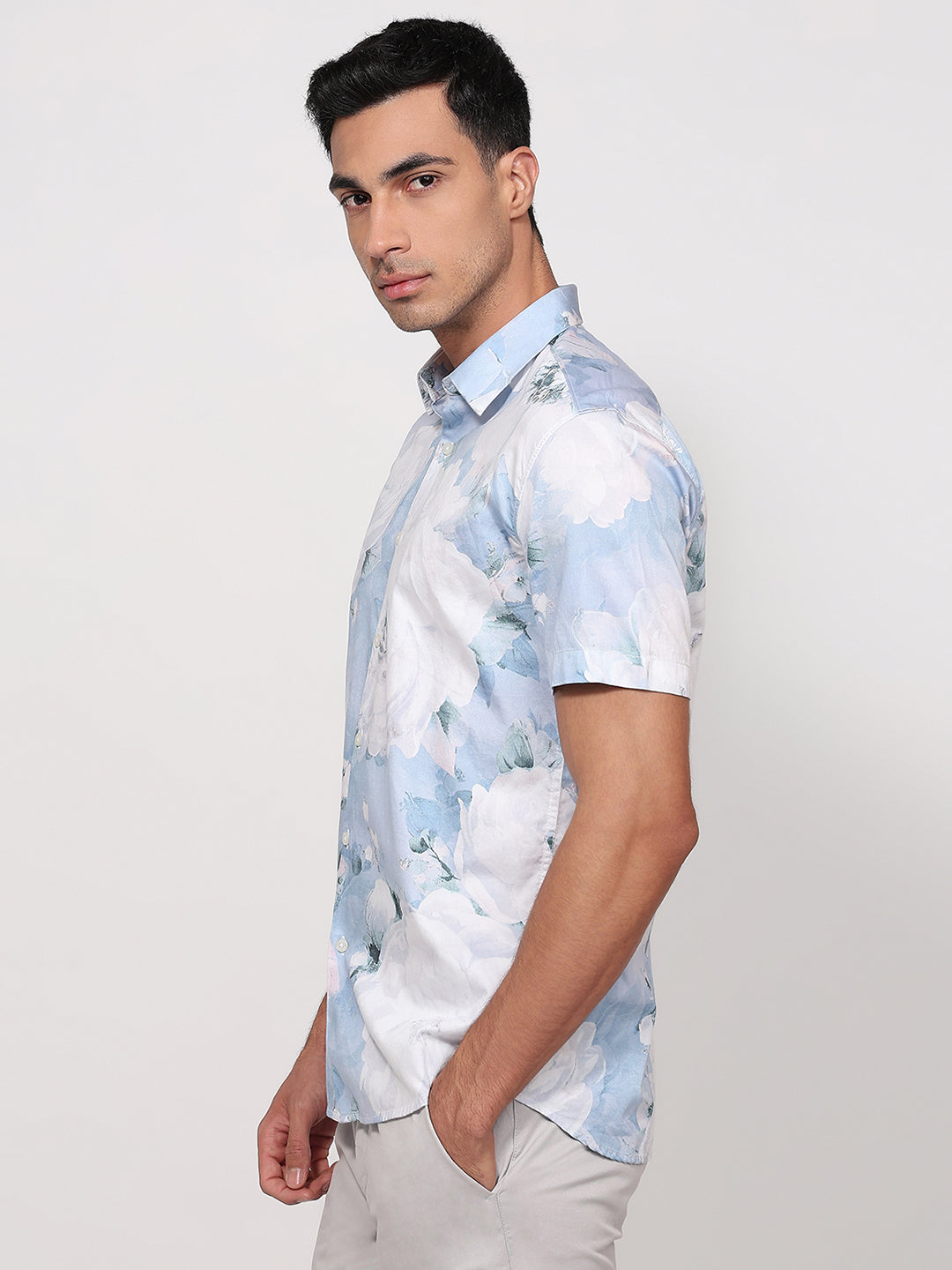Parx Purple Casual Shirt