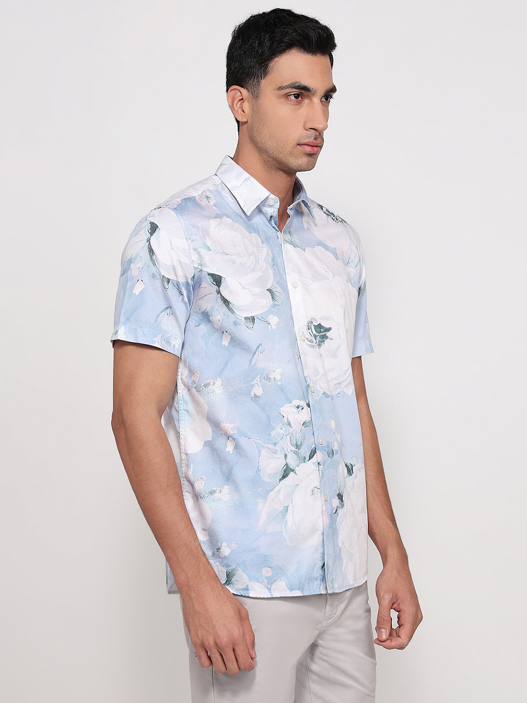 Parx Purple Casual Shirt