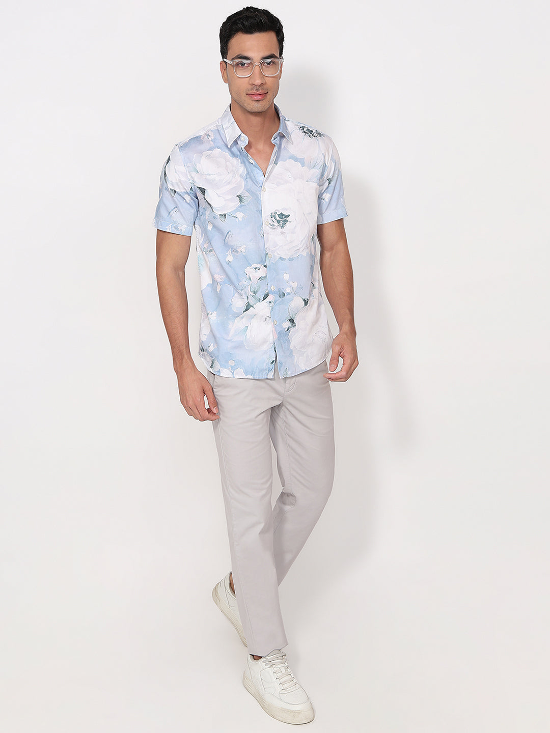 Parx Purple Casual Shirt