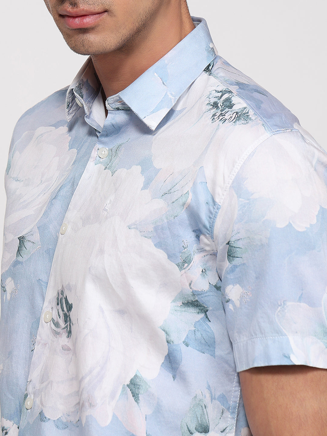 Parx Purple Casual Shirt