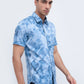 Parx Blue Casual Shirt