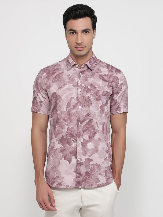 Parx Brown Casual Shirt