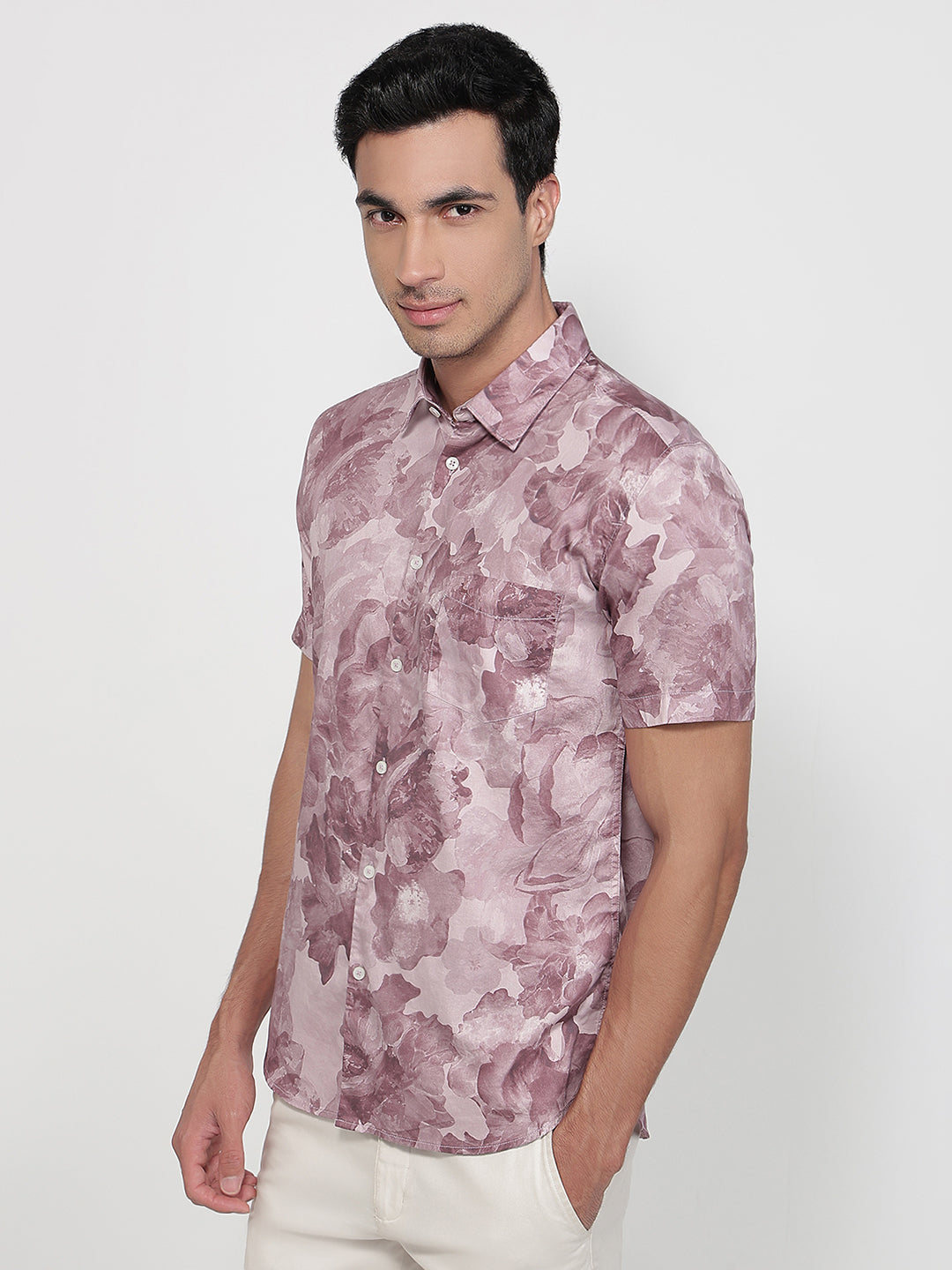 Parx Brown Casual Shirt